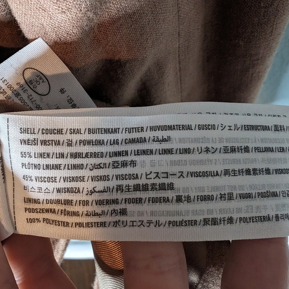 NWT Abercrombie & Fitch linen blend blazer Small - Picture 2 of 8